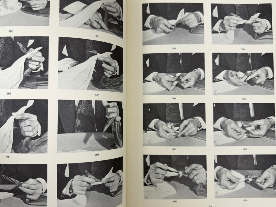 The Magical World Of Slydini Hardcover Magic Books Two Volumes: Both Text And Photographs Volumes - Text Volume Is Hand Signed By Slydini 'Best Magical Wishes: Slydini' [Photo 14]