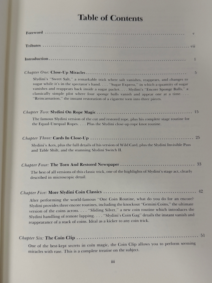 The Magical World Of Slydini Hardcover Magic Books Two Volumes: Both Text And Photographs Volumes - Text Volume Is Hand Signed By Slydini 'Best Magical Wishes: Slydini' [Photo 7]