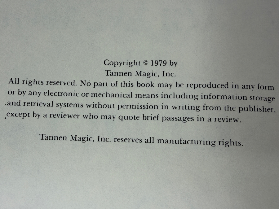 The Magical World Of Slydini Hardcover Magic Books Two Volumes: Both Text And Photographs Volumes - Text Volume Is Hand Signed By Slydini 'Best Magical Wishes: Slydini' [Photo 5]