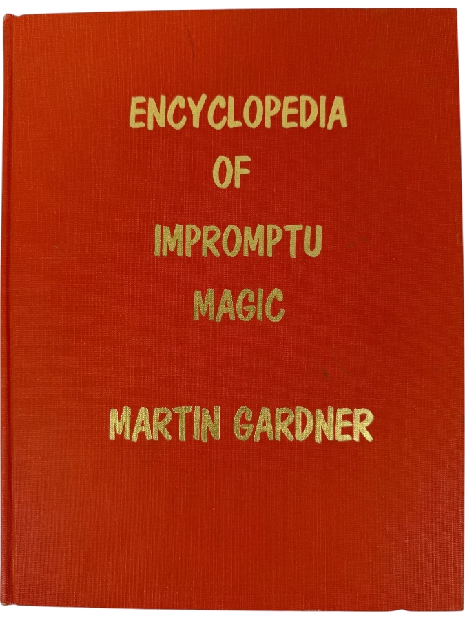 Vintage 1978 First Edition Hardcover Book Encyclopedia Of Impromptu Magic By Martin Gardner