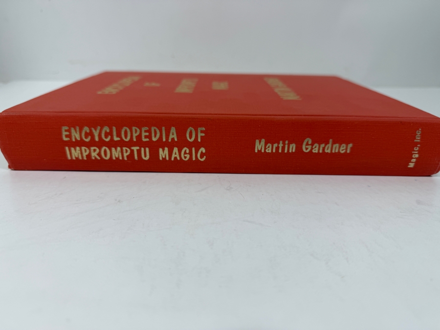 Vintage 1978 First Edition Hardcover Book Encyclopedia Of Impromptu Magic By Martin Gardner [Photo 7]