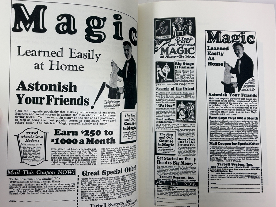 Vintage 1972 First Printing Hardcover Book The Tarbell Course In Magic Volume VII Lessons 84 To 91 Published By Louis Tannen [Photo 6]