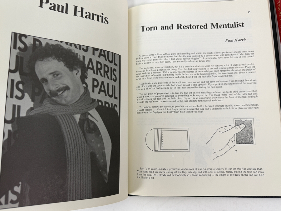 Vintage 1982 First Edition Hardcover Books The New York Magic Symposium Close-Up Collection One And Two Written And Illustrated By Richard Kaufman Published By Invisible Man Productions [Photo 6]