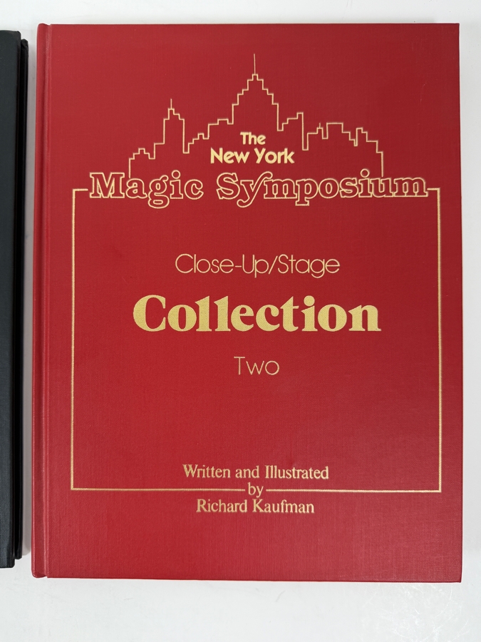 Vintage 1982 First Edition Hardcover Books The New York Magic Symposium Close-Up Collection One And Two Written And Illustrated By Richard Kaufman Published By Invisible Man Productions [Photo 3]