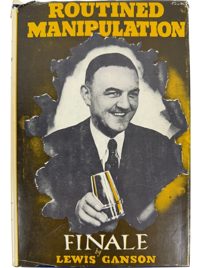 Vintage Hardcover Book Routined Manipulation Finale By Lewis Ganson Published By Louis Tannen