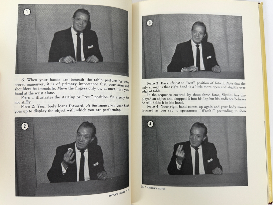 Vintage 1966 First Edition Hardcover Book Slydini Encores Published By Slydini Studio Of Magic [Photo 5]