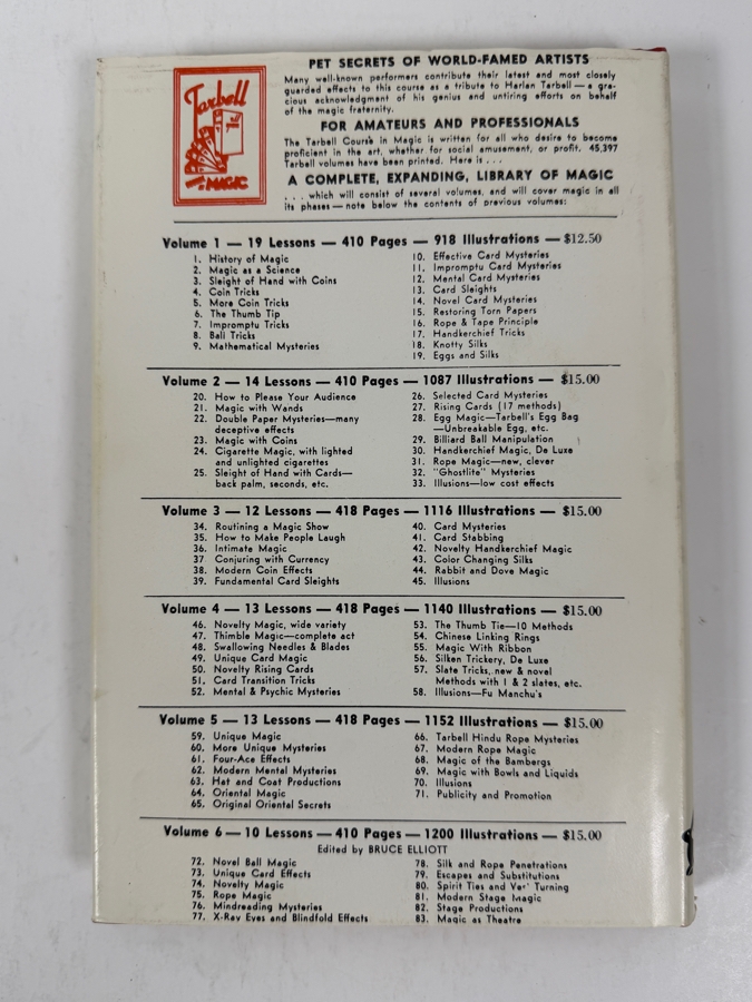 Vintage 1963 Hardcover Book Theodore Annemann's Practical Mental Effects Published By Tannen Magic Inc. [Photo 7]