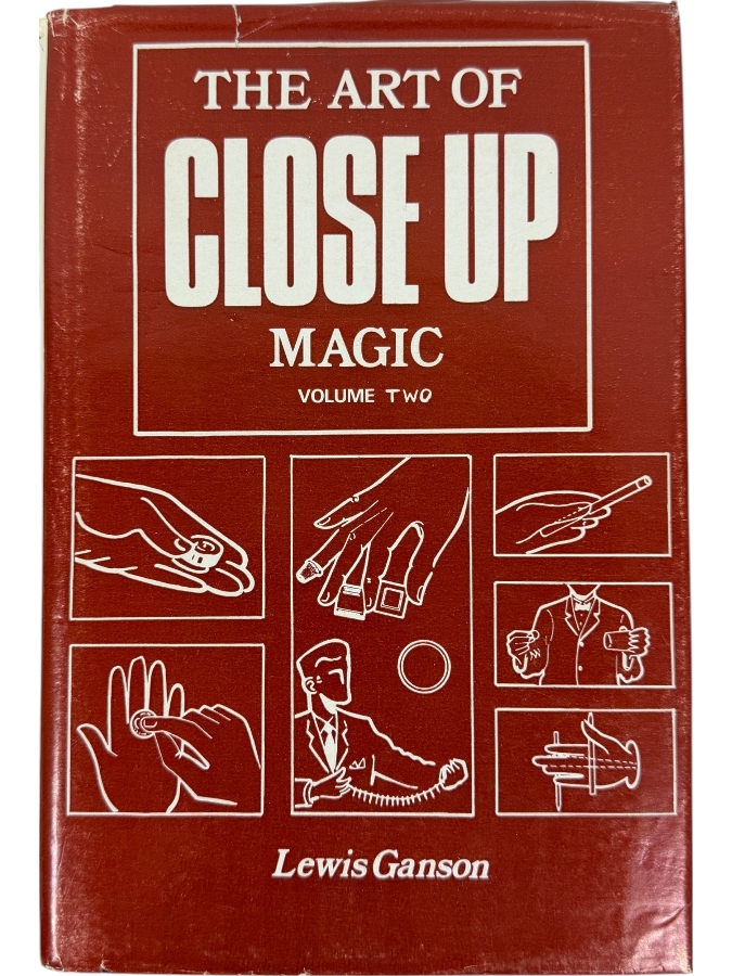 Vintage Hardcover Book The Art Of Close Up Magic Volume 2 By Lewis Ganson Published By Harry Stanley London, England