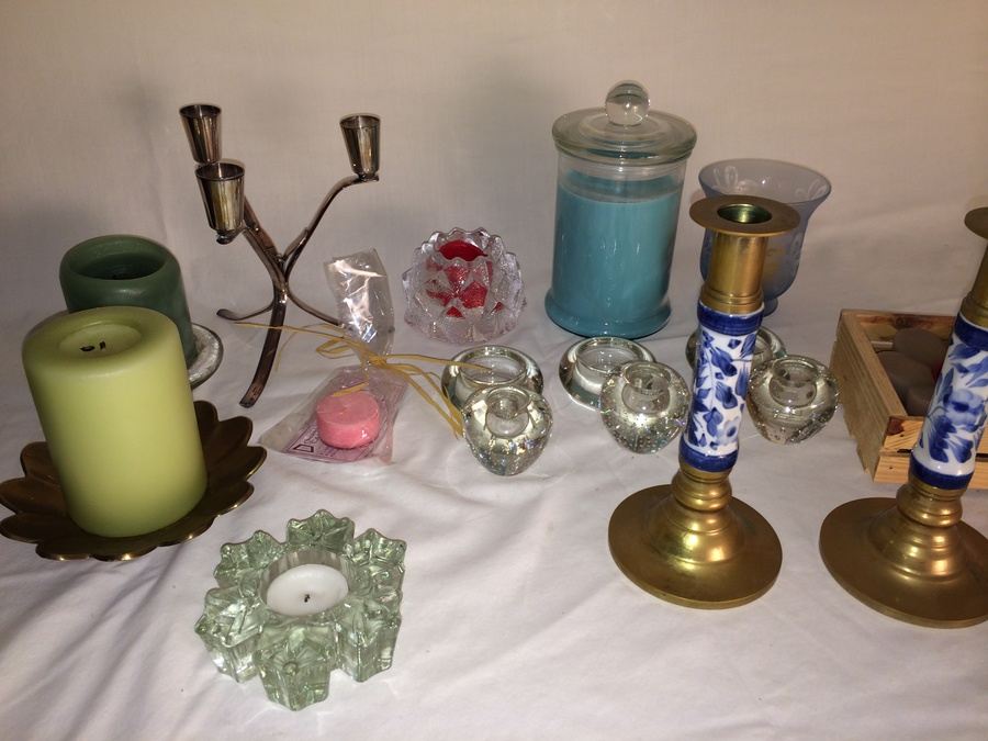 Candle / Candle Holder Lot