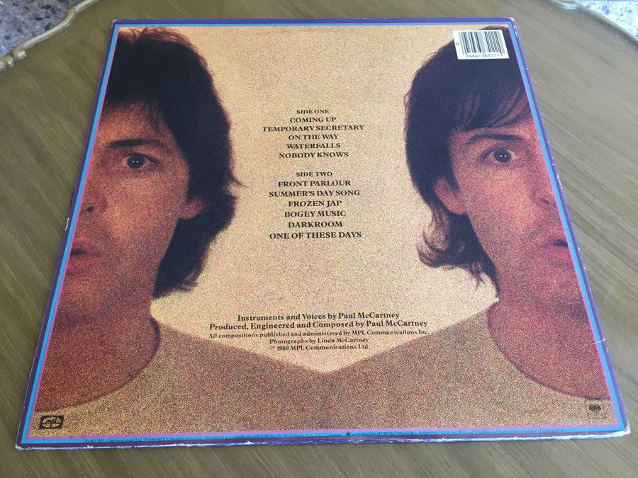 Paul McCartney ‎- McCartney II - Columbia ‎- FC 36511 [Photo 2]