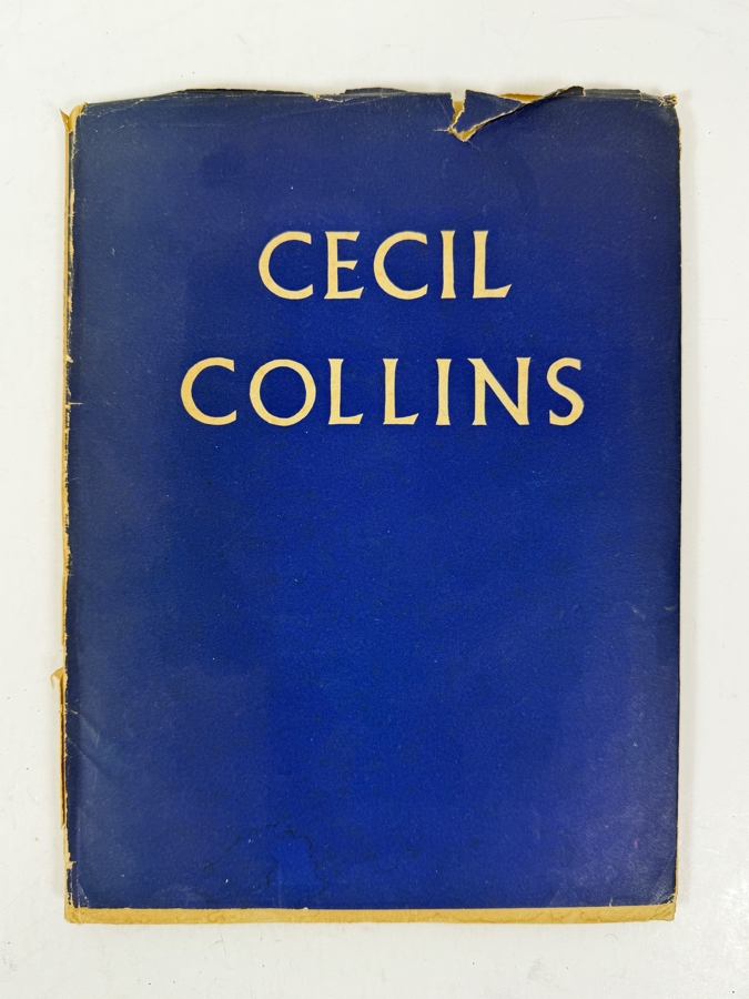 Signed Cecil Collins: Paintings And Drawings (1935-1945) Hardcover Book, Signed Postcard And Signed Personalized Letter (All Signed By Cecil's Wife Elisabeth Collins (1904-2000, English) Who Was Also A Renowned Artist) - See Photos [Photo 2]