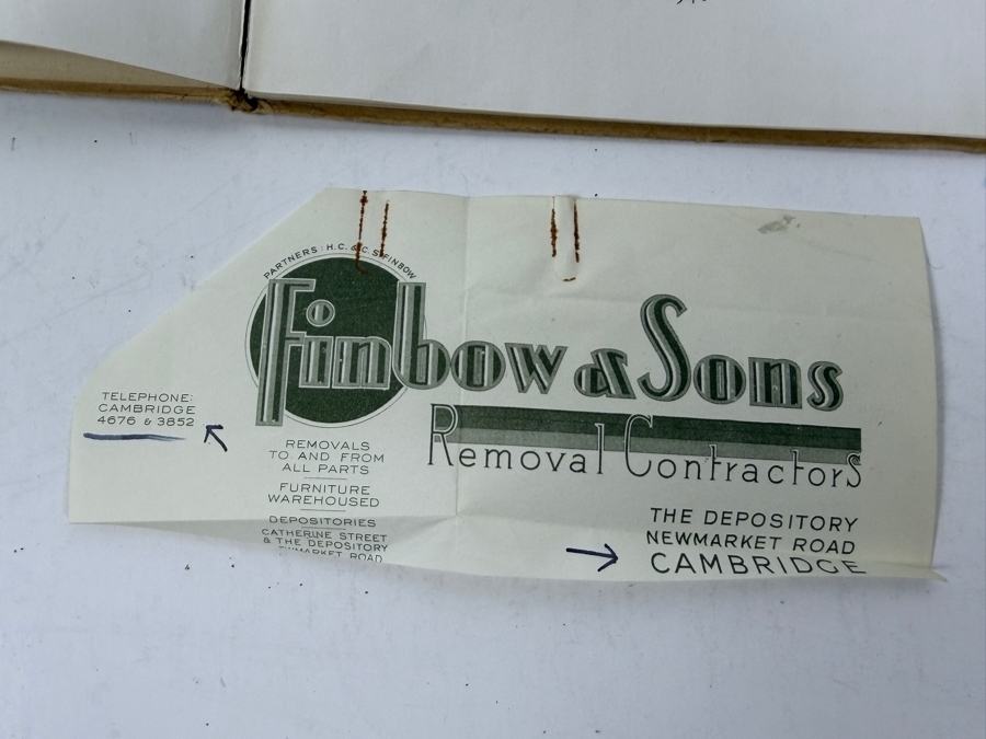 Signed Cecil Collins: Paintings And Drawings (1935-1945) Hardcover Book, Signed Postcard And Signed Personalized Letter (All Signed By Cecil's Wife Elisabeth Collins (1904-2000, English) Who Was Also A Renowned Artist) - See Photos [Photo 11]