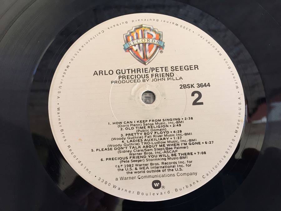 Arlo Guthrie / Pete Seeger ‎- Precious Friend - Warner Bros. Records ‎- 2BSK 3644 - PROMO [Photo 9]