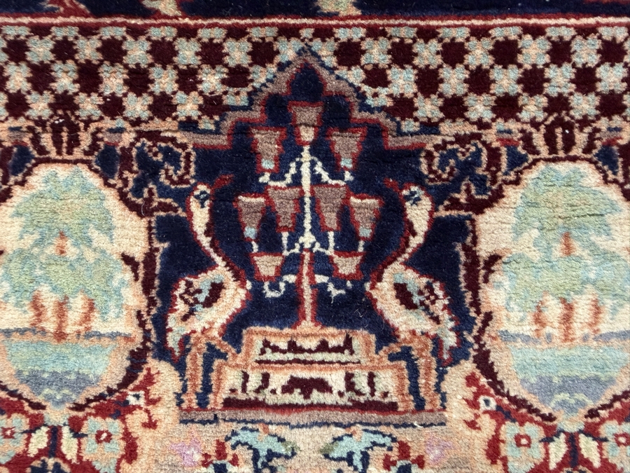 Vintage Persian Lahore Area Rug (King Solomon) 84' X 55' [Photo 13]
