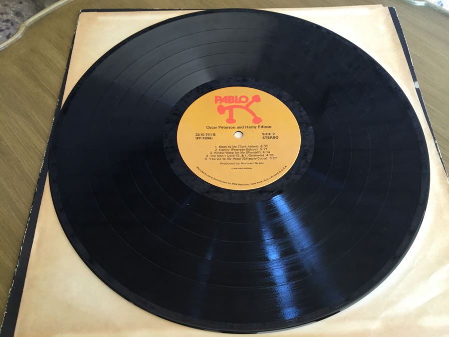 Oscar Peterson & Harry Edison ‎- Oscar Peterson & Harry Edison - Pablo Records ‎- 2310 741 [Photo 5]