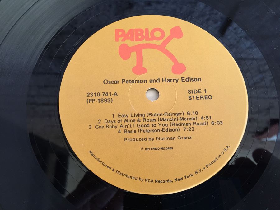 Oscar Peterson & Harry Edison ‎- Oscar Peterson & Harry Edison - Pablo Records ‎- 2310 741 [Photo 4]