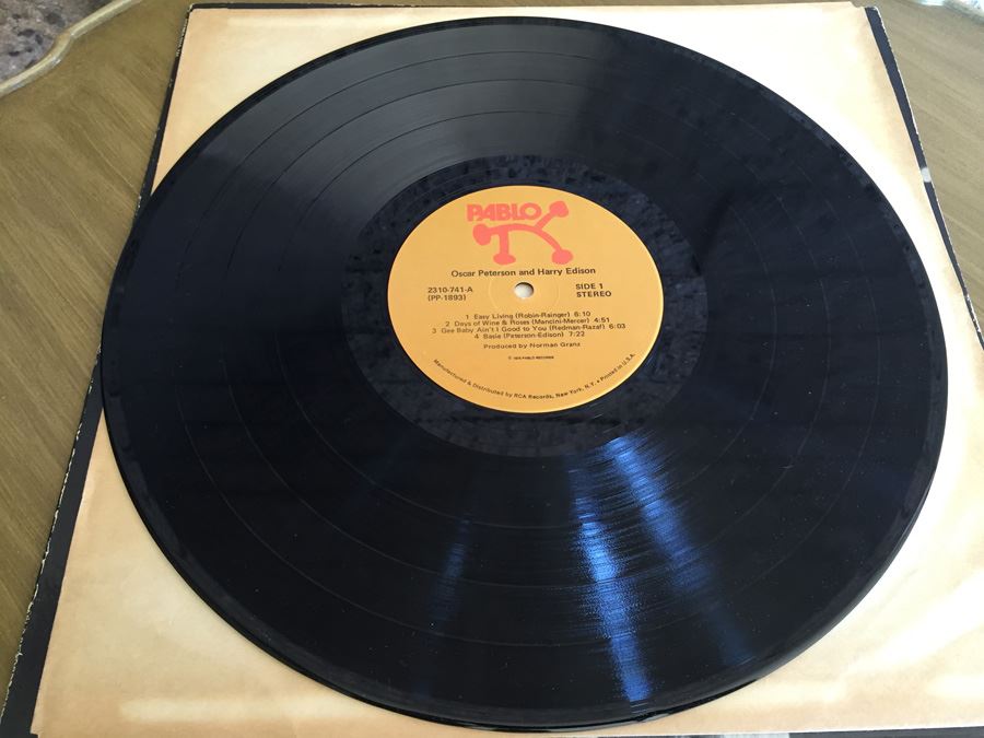 Oscar Peterson & Harry Edison ‎- Oscar Peterson & Harry Edison - Pablo Records ‎- 2310 741 [Photo 3]