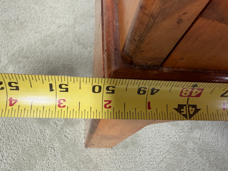 Vintage Hollywood Regency Modern Patchwork Inlay Cocktail Table 50'W X 26'D X 18'H [Photo 8]