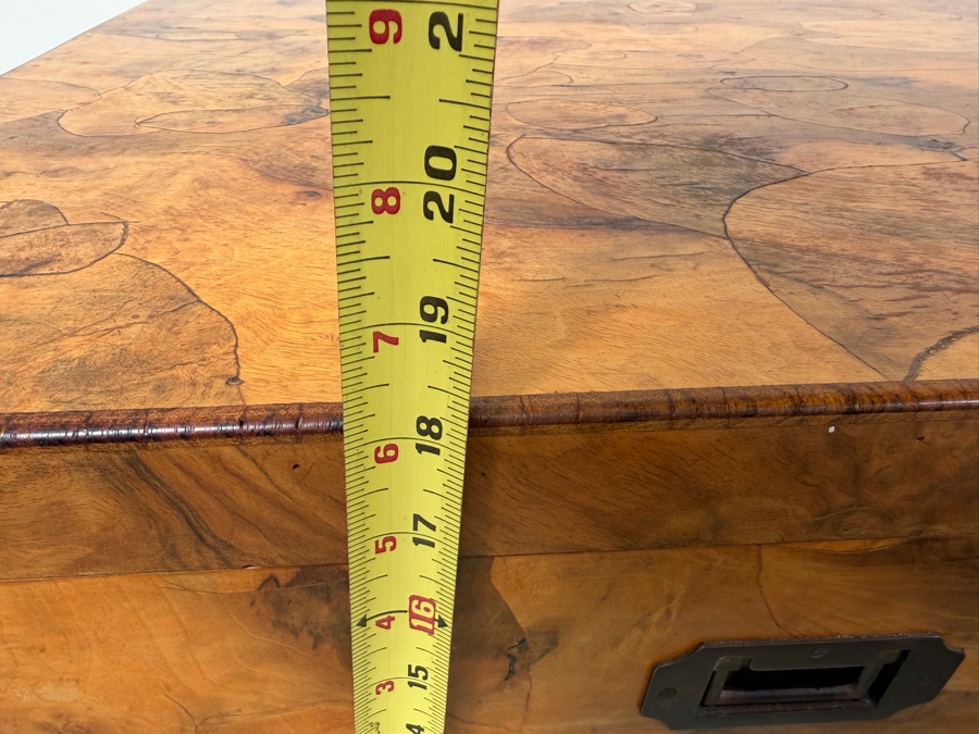 Vintage Hollywood Regency Modern Patchwork Inlay Cocktail Table 50'W X 26'D X 18'H [Photo 10]