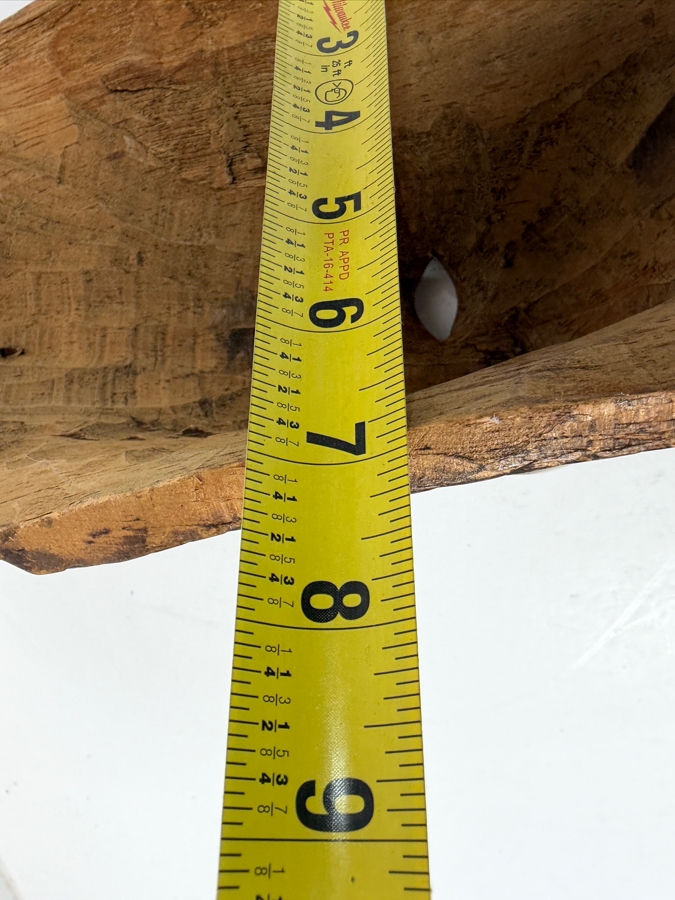 Vintage Hand Carved Wooden Mexican Mask 7W X 11H [Photo 4]