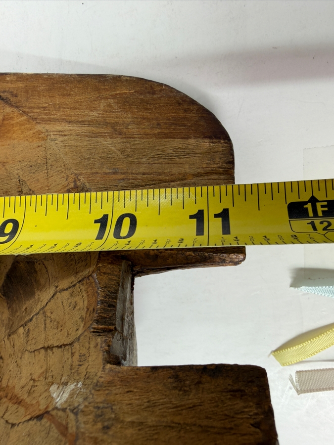 Vintage Hand Carved Wooden Mexican Mask 7W X 11H [Photo 5]