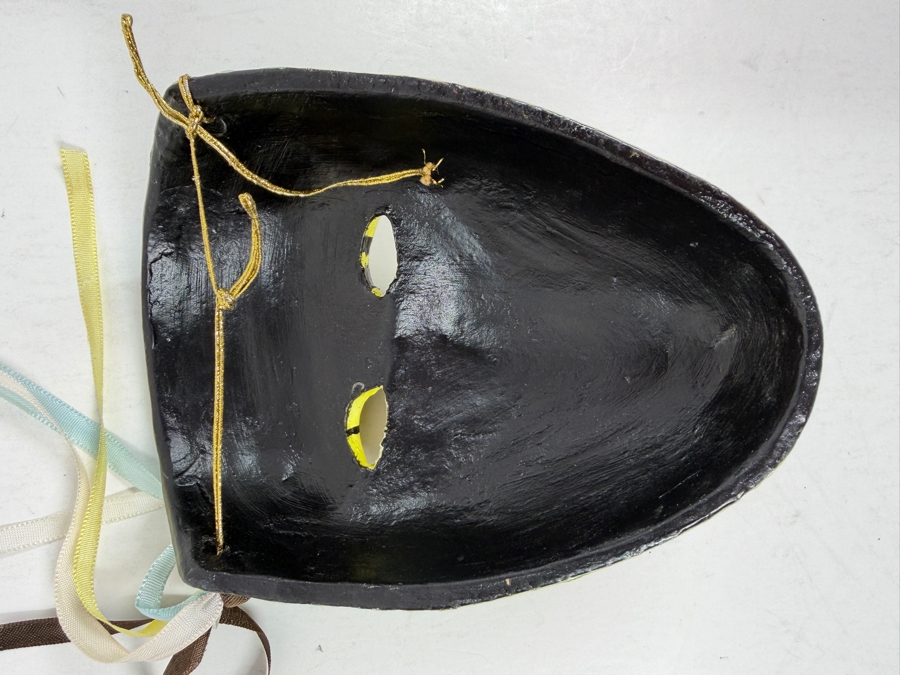 Hand Painted Butterfly Wall Mask From Mexico 5'W [Photo 7]