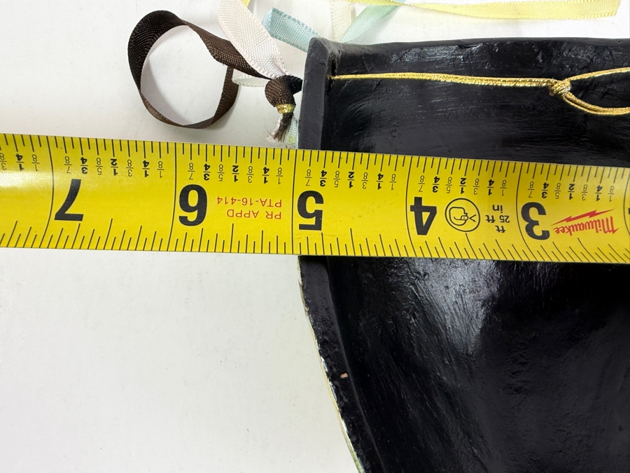 Hand Painted Butterfly Wall Mask From Mexico 5'W [Photo 8]