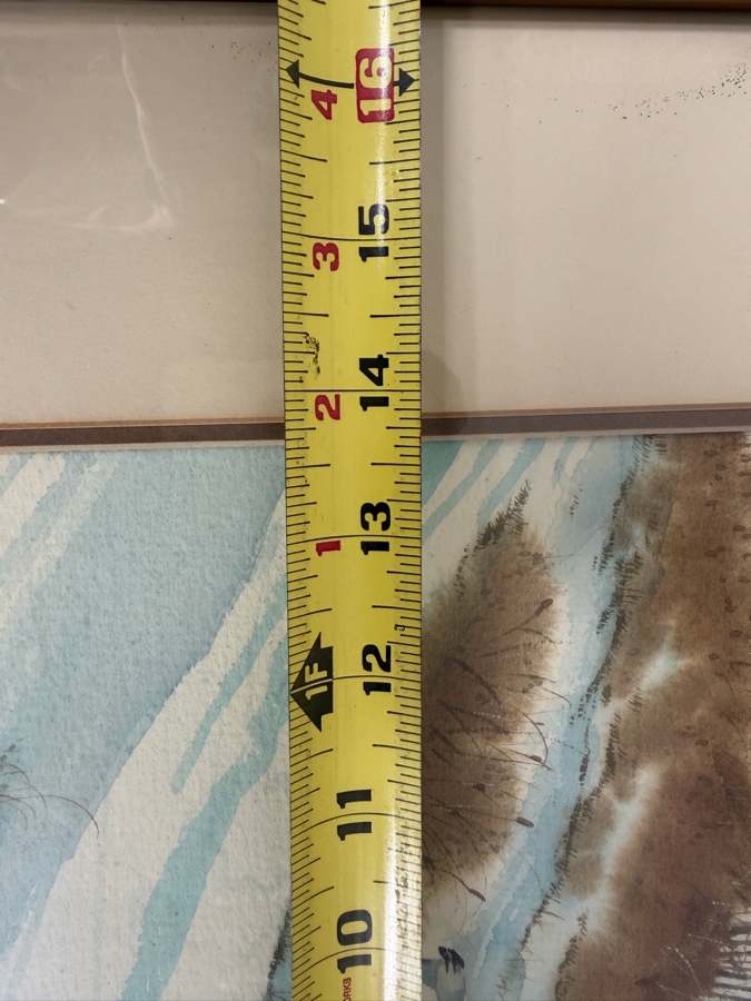 Just Added - John Yato (B. 1950, American) Original Watercolor Coastal Painting On Paper 14 X 10 Framed 20 X 16 [Photo 8]