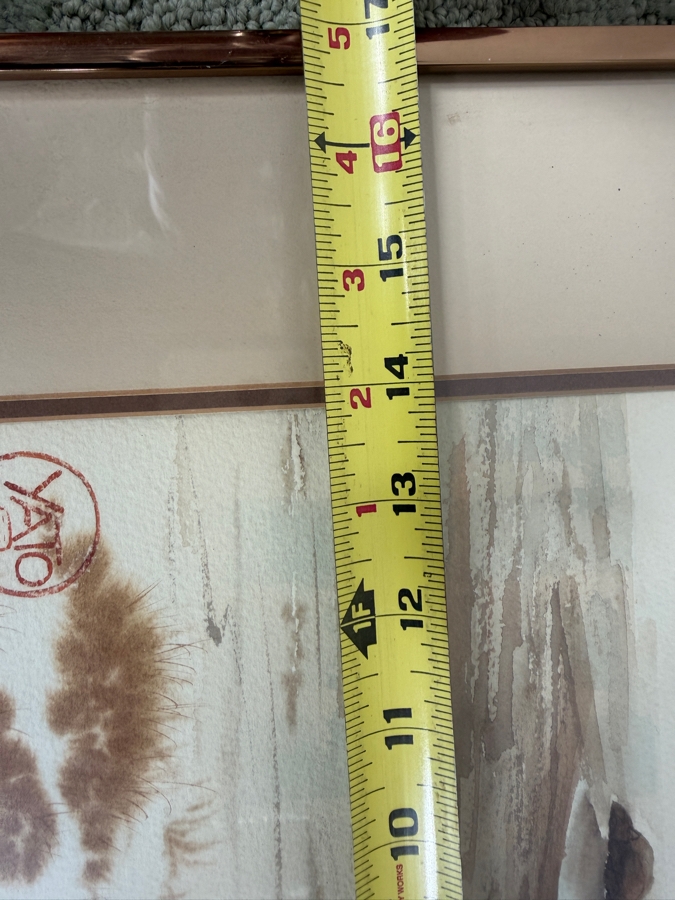 Just Added - John Yato (B. 1950, American) Original Watercolor Coastal Painting On Paper 14 X 10 Framed 20 X 16 [Photo 6]