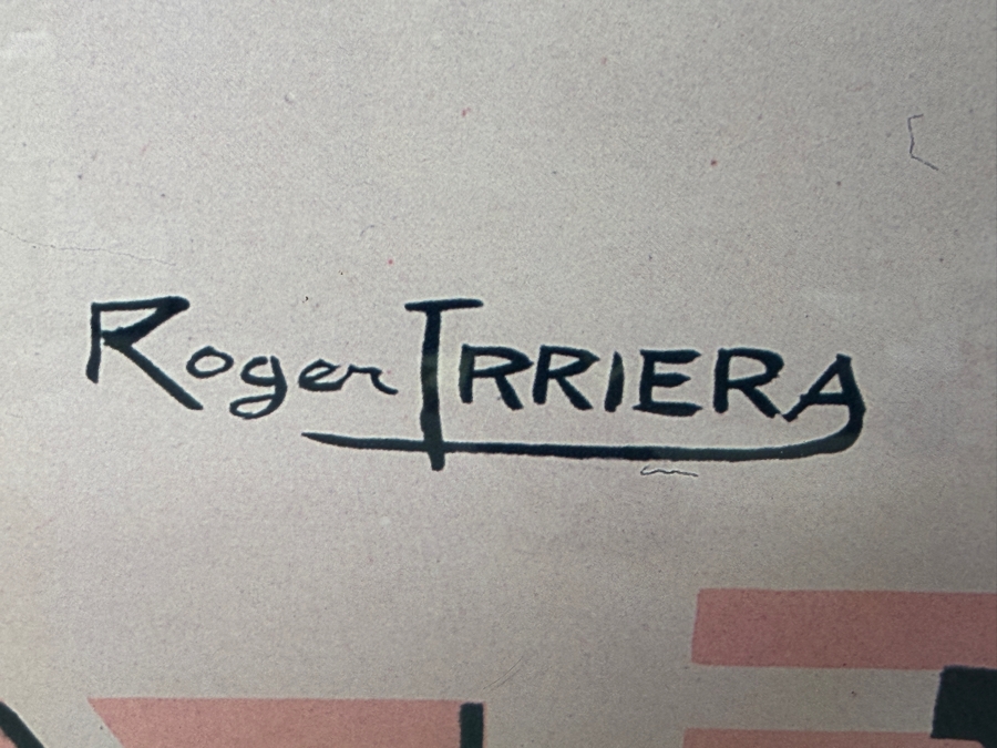 Just Added - Framed Reproduction Travel Poster Titled 'Touggourt' By Artist Roger Irriera Promoting The Algerian Railways In The 1930s Framed 25.5 X 41.5 [Photo 6]