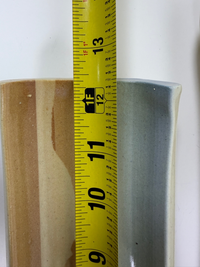 Just Added - Fran Hogan Of Santa Fe, New Mexico Vintage Studio Art Pottery Sushi Platters 18'L And 12.5'L [Photo 5]