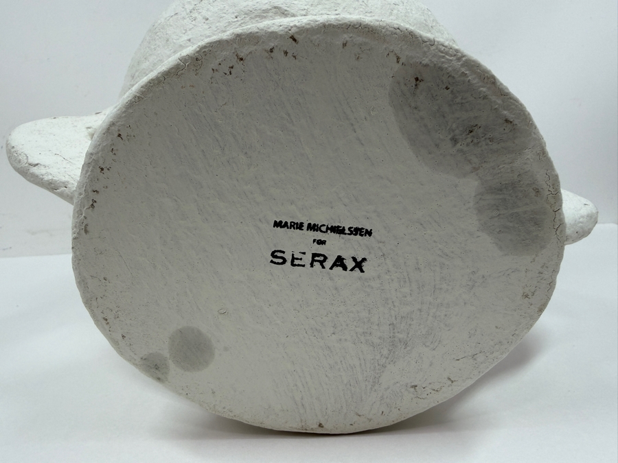 Serax Paper Mache Earth Vase Designed By Marie Michielssen In An Off-White Finish 11'W x 8.5'H (HA) [Photo 4]