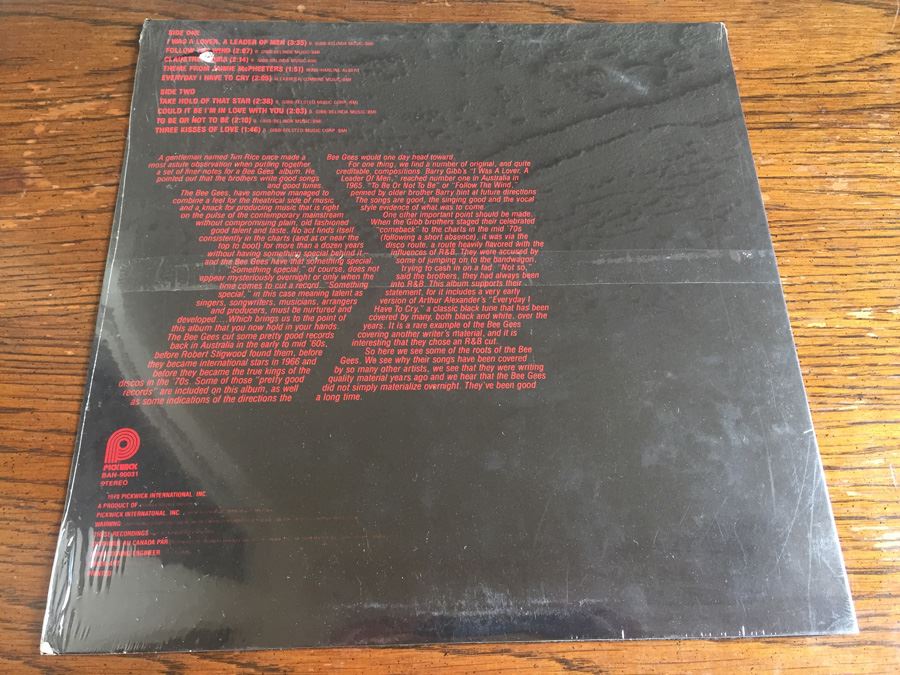 Bee Gees ‎- Take Hold Of That Star - Pickwick ‎- BAN 90031 - SEALED [Photo 3]