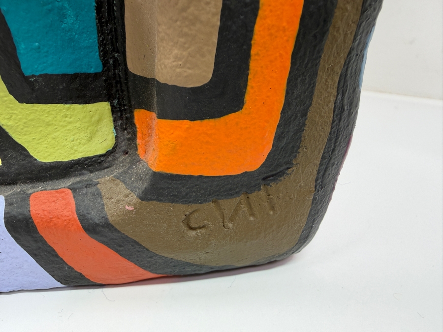 Santos Orellana (B. 1974, American) Original Handcrafted Hand Painted Ceramic Sculpture 'The Art Of Santos' Urban Pop Artwork 14'W X 5'D X 16'H Estimate $2,000-$3,000 [Photo 7]