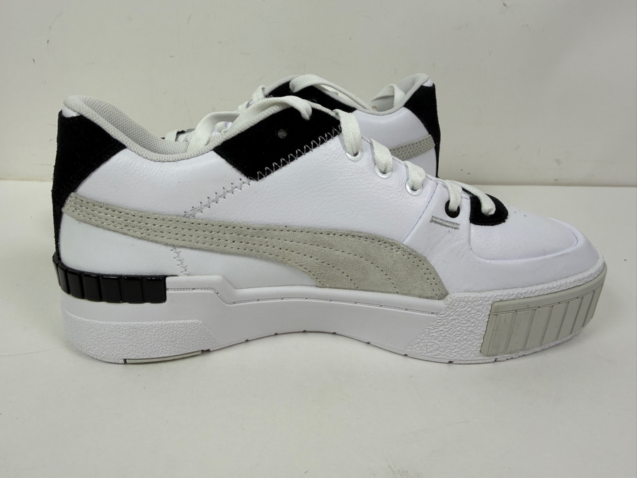 New Puma Women's Calibrate Sport Mix White Black Platform Sneakers Size US 8.5 (HA) [Photo 3]
