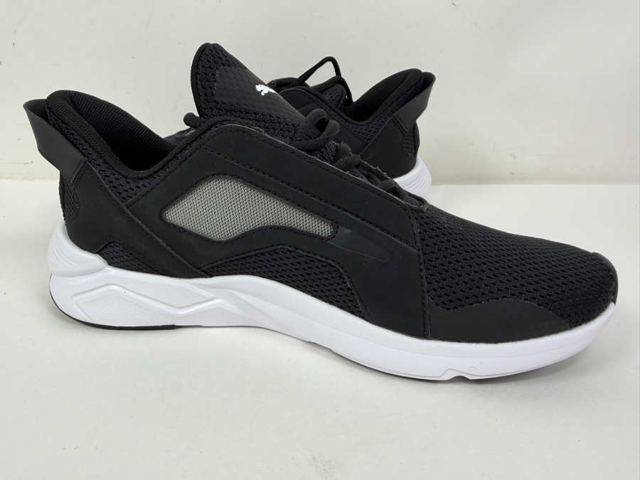 New Puma Women's LQDCELL Method Sneakers Size 8.5 Black White Athletic Training Running Shoes (HA) [Photo 3]