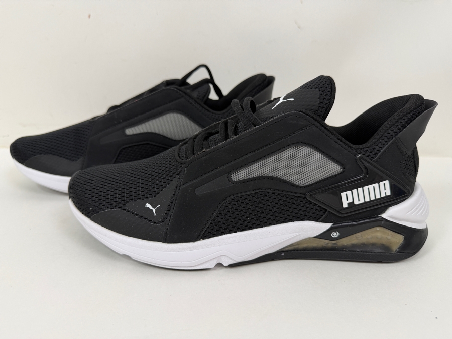 New Puma Women's LQDCELL Method Sneakers Size 8.5 Black White Athletic Training Running Shoes (HA) [Photo 2]