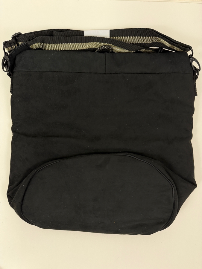 New Puma X Charlotte Olympia Bag Black With Gold Cat Face Design And Striped Strap Retails $75 (HA) [Photo 4]