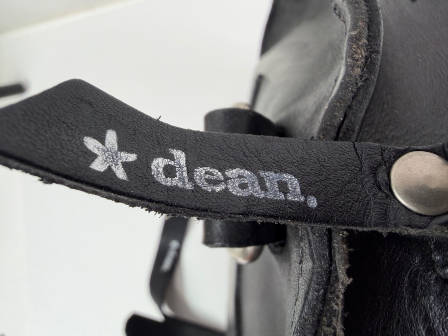 Dean Black Leather Duffle Bag 21'L Retails $550 (HA) [Photo 5]