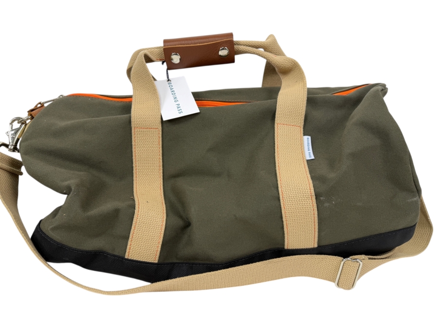 Boarding Pass Work Hard, Play Hard Duffel Bag 22'L (HA)