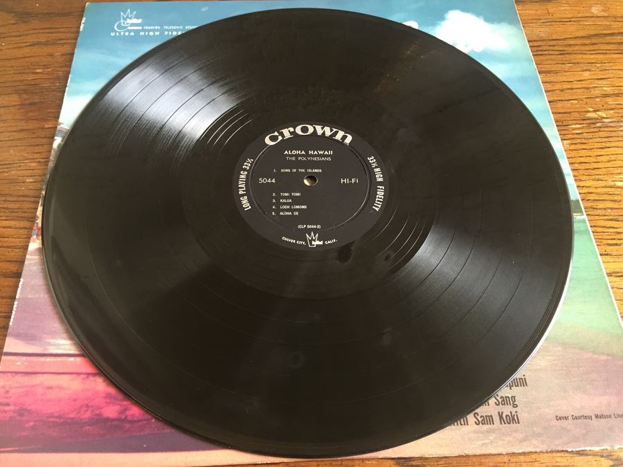 Polynesians, The ‎- Aloha Hawaii - Crown Records - 5044 [Photo 5]