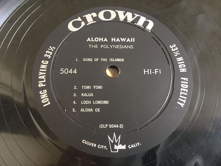 Polynesians, The ‎- Aloha Hawaii - Crown Records - 5044 [Photo 6]