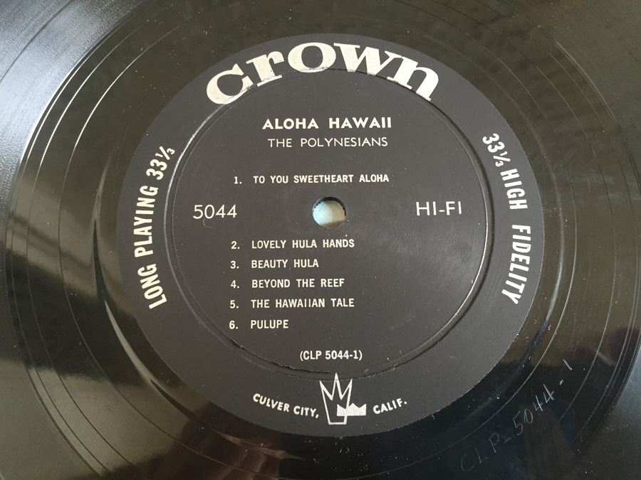 Polynesians, The ‎- Aloha Hawaii - Crown Records - 5044 [Photo 4]