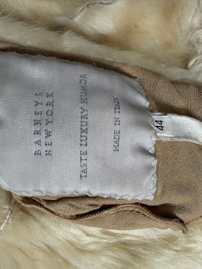 Barneys New York Italian Shearling Coat - See Photos for Condition Size 44 (X-Small) (HA) [Photo 9]