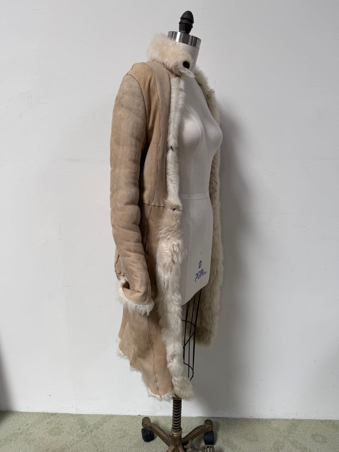 Barneys New York Italian Shearling Coat - See Photos for Condition Size 44 (X-Small) (HA) [Photo 7]