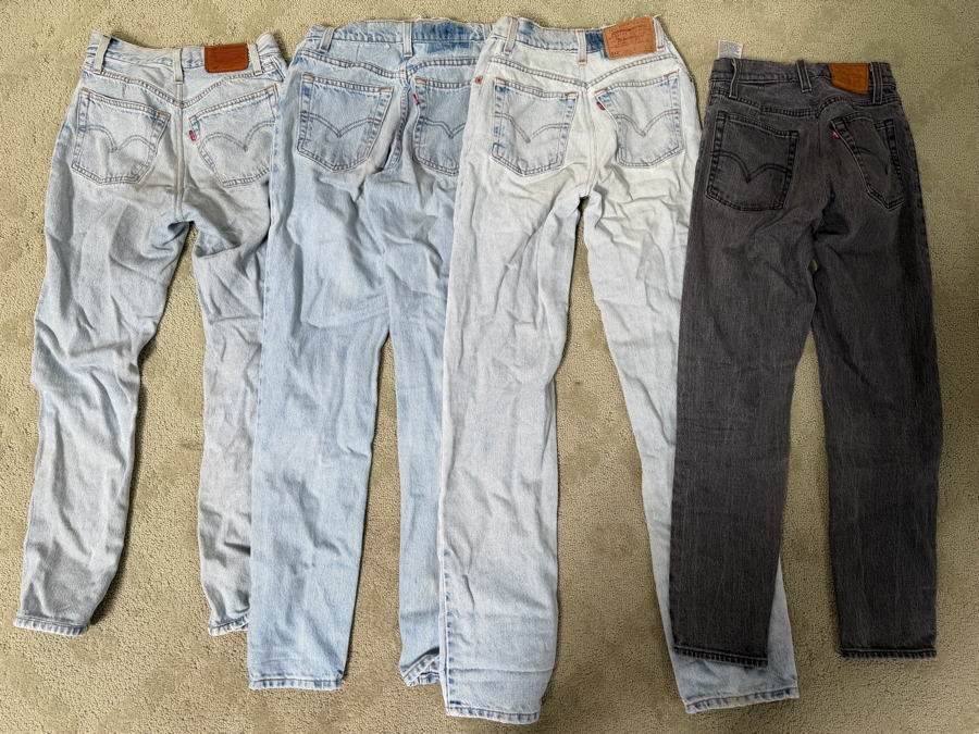 Lot of (4) Levi's Denim Jeans Size 24 (HA) [Photo 2]