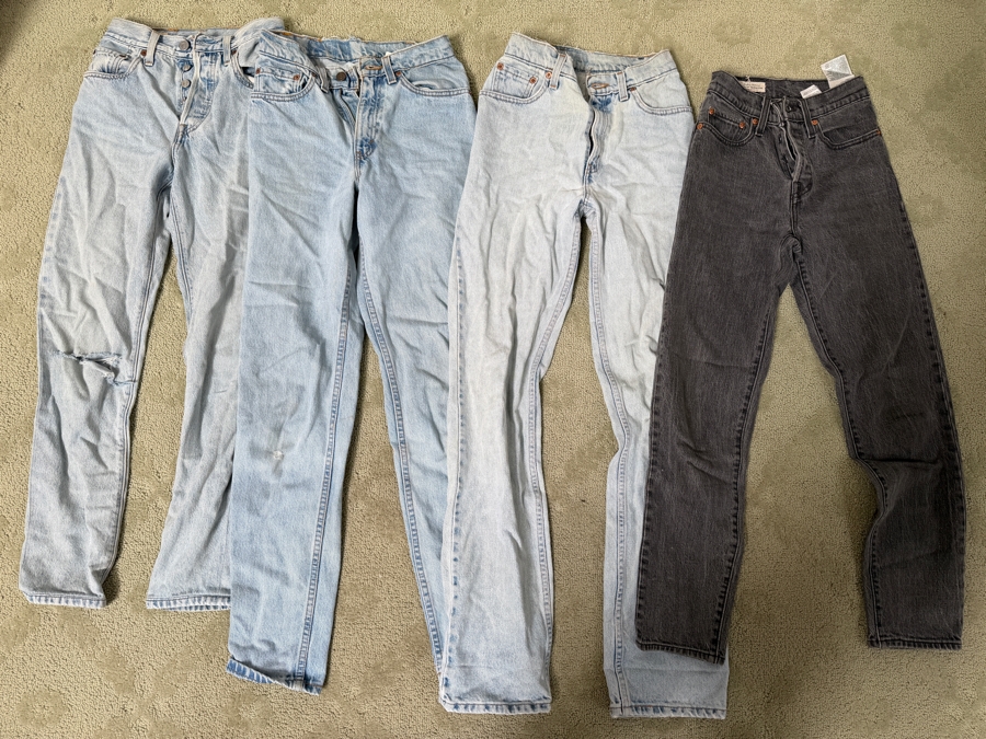 Lot of (4) Levi's Denim Jeans Size 24 (HA) [Photo 7]