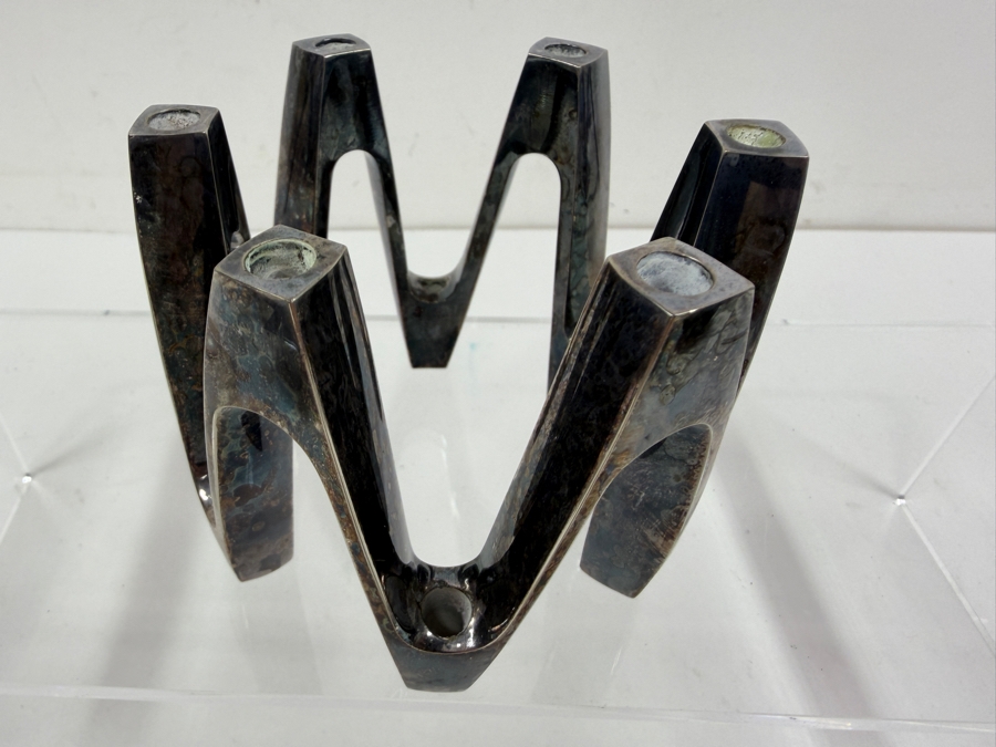 Just Added - Jens Quistgaard Crown Candelabra For Dansk Designs MCM 3'H [Photo 3]