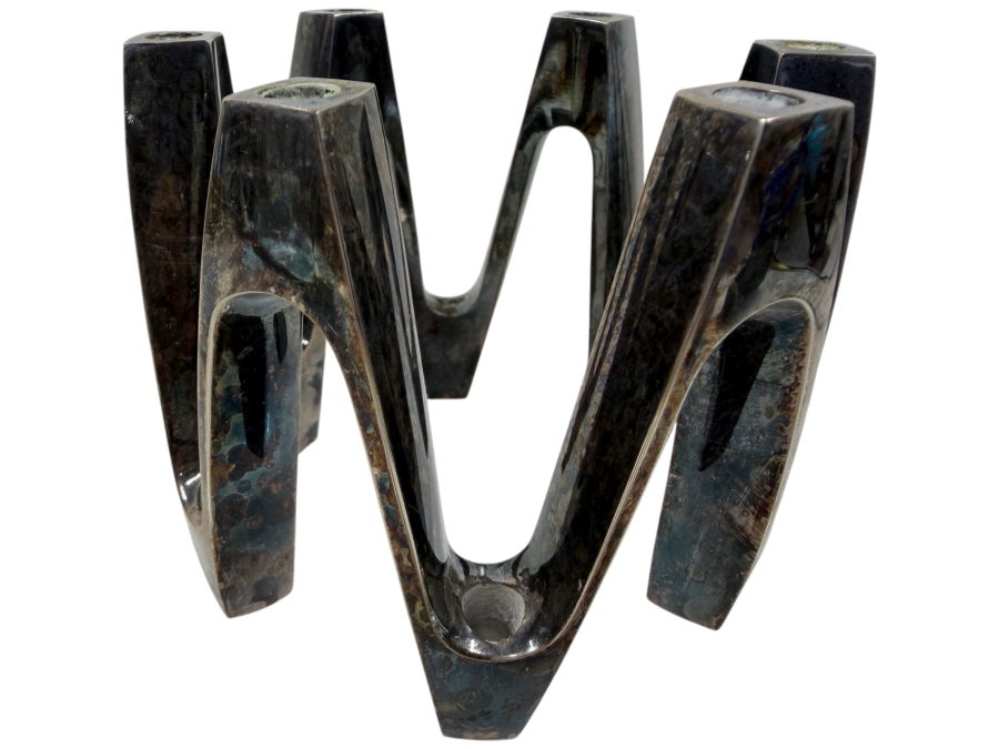 Just Added - Jens Quistgaard Crown Candelabra For Dansk Designs MCM 3'H