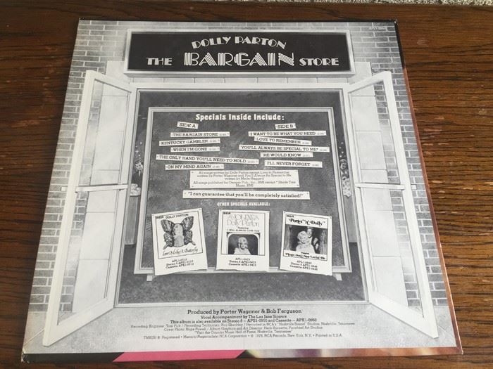 Dolly Parton ‎- The Bargain Store - RCA Victor ‎- APL1-0950 [Photo 2]
